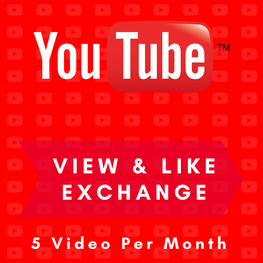 YouTube Like & View Exchange | 5 videos per month - SOCIAL GROWTH ENGINE