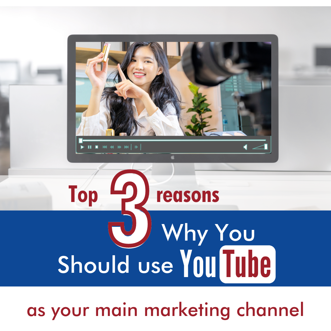 Top 3 reasons why you should use YouTube as your main marketing channel - social growth engine