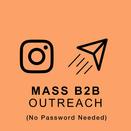 B2B Mass Outreach (No Password Needed)