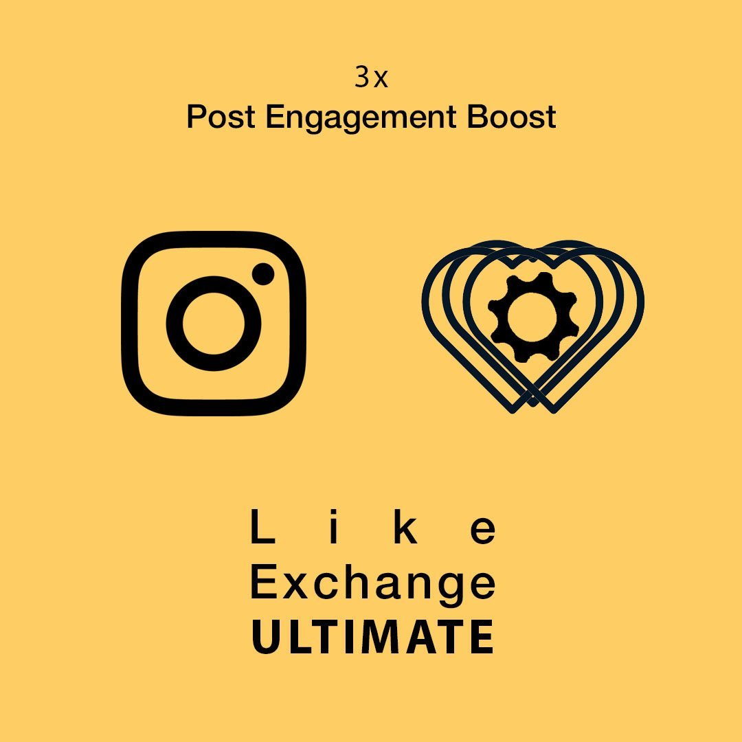 Like Exchange & Post Engagement Boost ULTIMATE (3 Posts Per Day) - SOCIAL GROWTH ENGINE