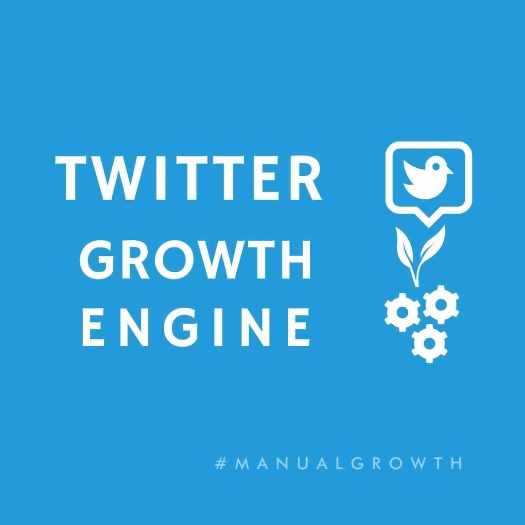 Twitter Growth Engine (100% Manual **NEW**) | 100% Organic – Social ...