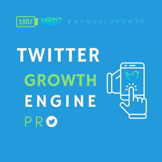 Twitter Growth Engine PRO (100% Manual **NEW**) - SOCIAL GROWTH ENGINE