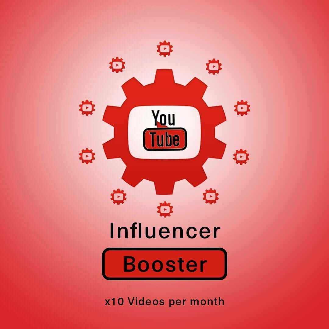 YouTube Influencer Booster | 10 videos per month - SOCIAL GROWTH ENGINE